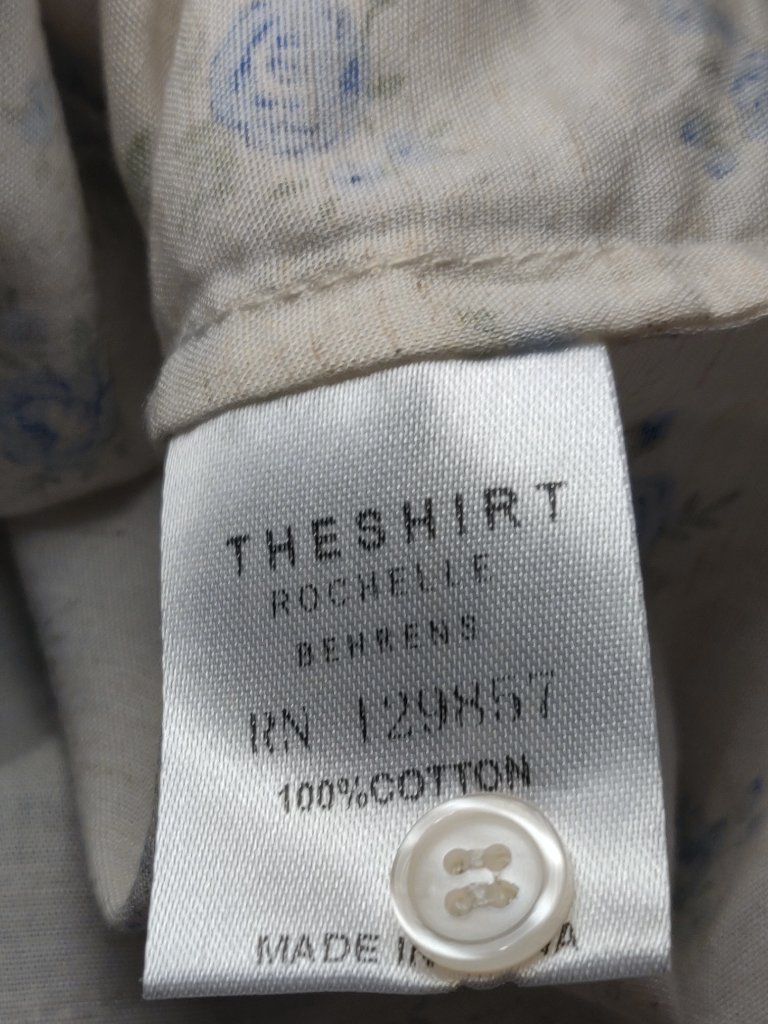 Rochelle Behrens The Jill Ruffle Shirt Size Xs New With Tags — image 3 of 6